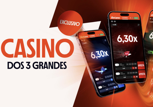 Betano lança jogos de casino com identidade dos três grandes