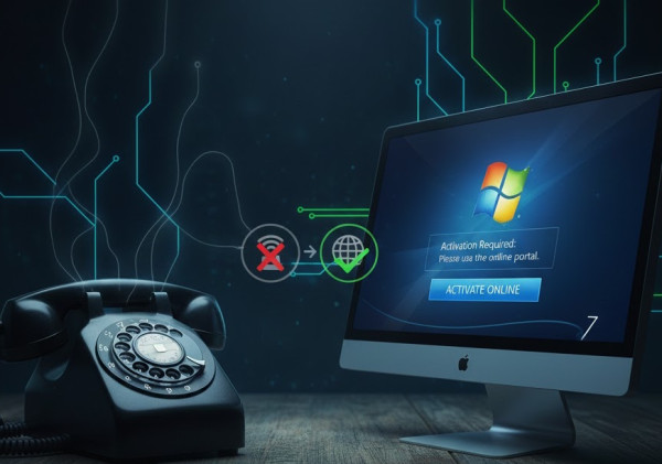 Microsoft acaba com ativação por telefone