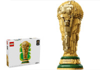LEGO une-se ao mundial FIFA 2026 e lança réplica do troféu oficial
